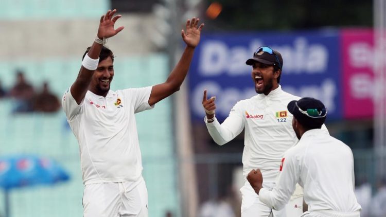 Sri Lanka took control of the first Test