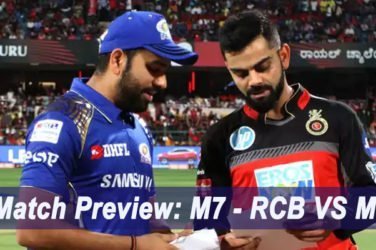 IPL 2019 Match Preview: M7 - RCB VS MI