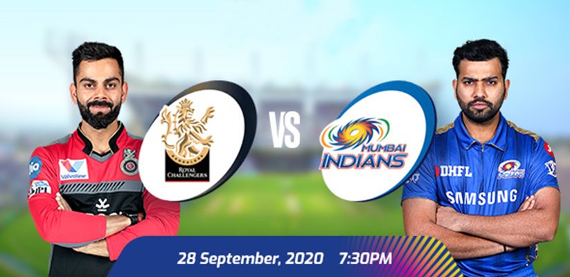 IPL 2020 RCB vs MI Prediction