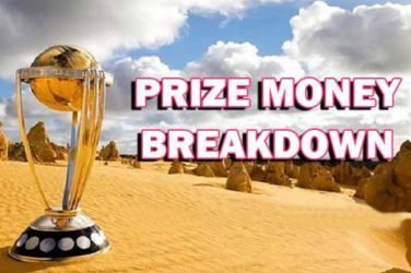 ICC Cricket World Cup 2019 prize money.