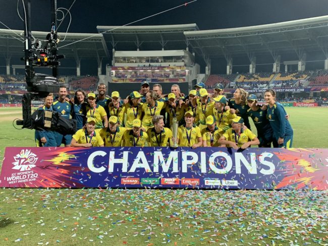 Australia beat England to win Women's World T20 Title