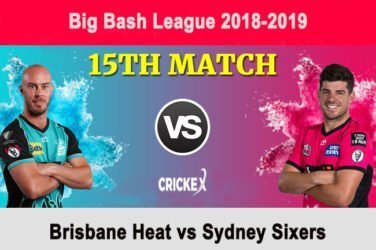 Brisbane Heat vs Sydney Sixers