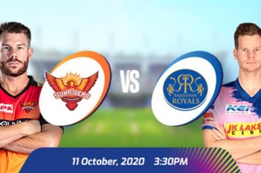 IPL 2020 SRH VS RR Prediction