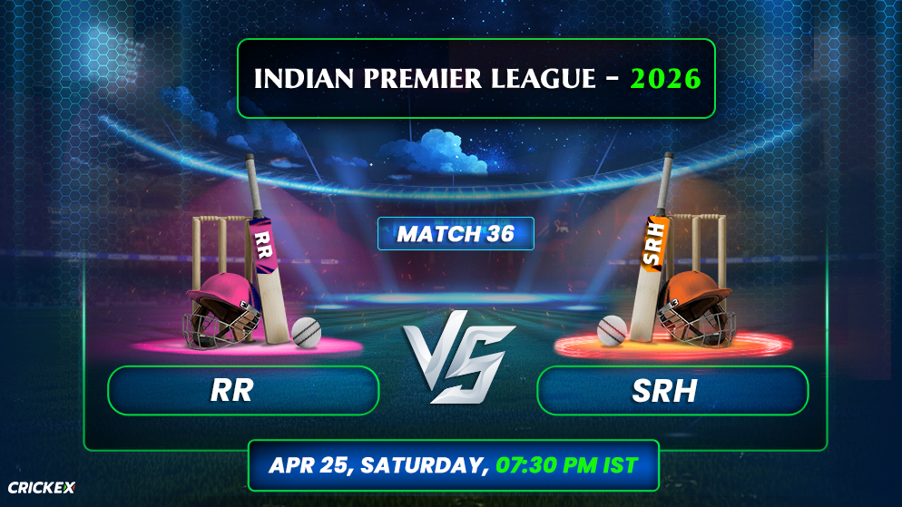Rajasthan Royals vs Sunrisers Hyderabad